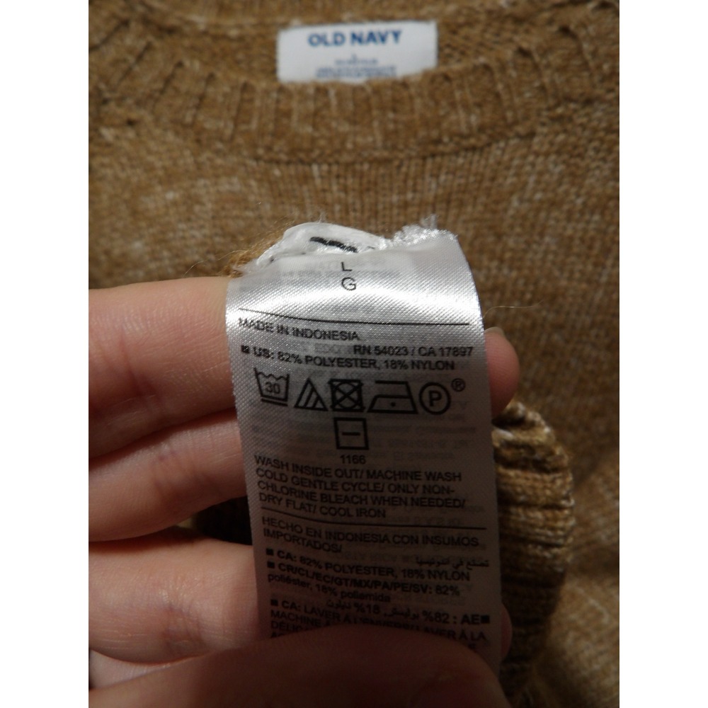 OLD NAVY Tan Sweater | L - Picture 5 of 5